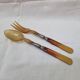 Horn salad servers