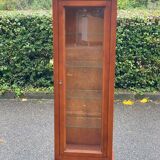 Vintage Louis Philippe solid wood display cabinet 180