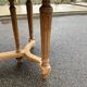 Renovated dining table in solid oak from the 19th century in Napoleon III style.