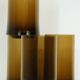 Set of 4 Guzzini glasses in smoked plexiglass 1970