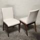 Paire de chaises scandinaves restaurées années 70