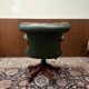 Chaise de bureau Chesterfield verte en anglais
