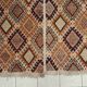 Berber rug pair of handmade bed descents 140x85cm