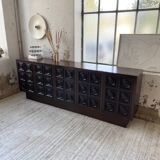 Brutalist sideboard attributed to De Coene 70s