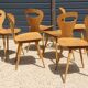 6 BAUMANN V2 chairs in light beech