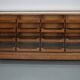 Antique British Maple & Oak Haberdashery Cabinet or Shop Counter, 1920/30s