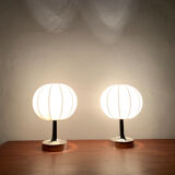 Set of 2 cocoon table lamps