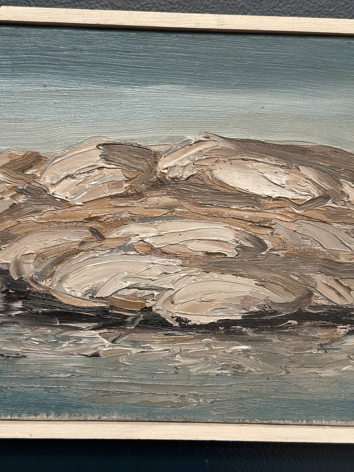 Swedish Oil on Canvas – “The Bohuslän Mountain” by Nils Olsson