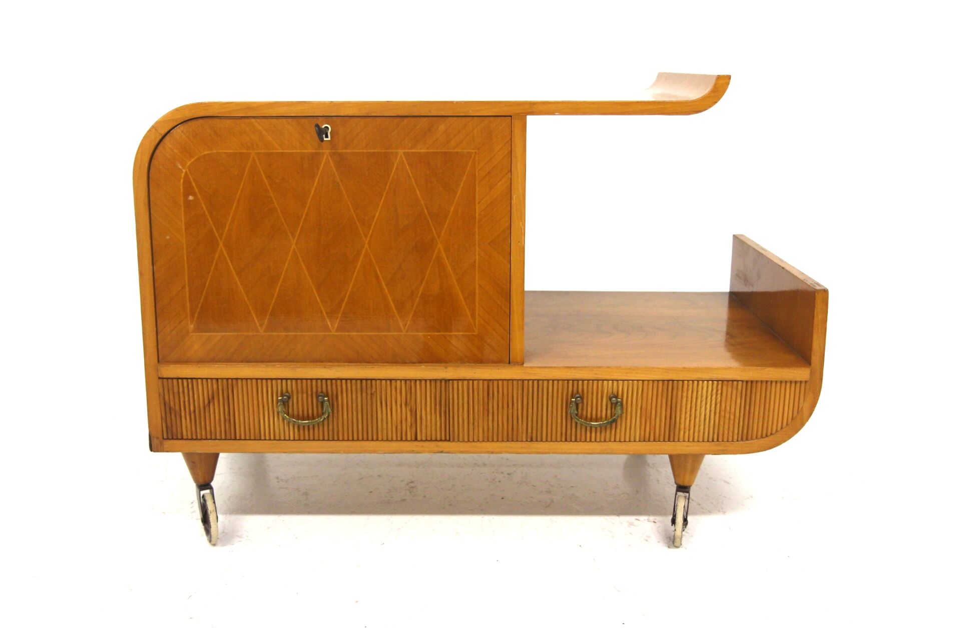 Scandinavian chest of drawers in elm