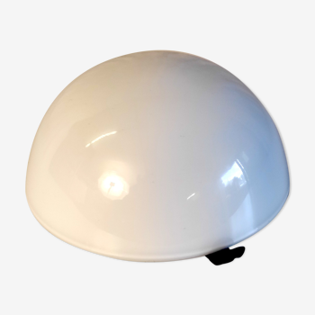 Ceiling lamp in opaline glass 16 cm, 60s/70s