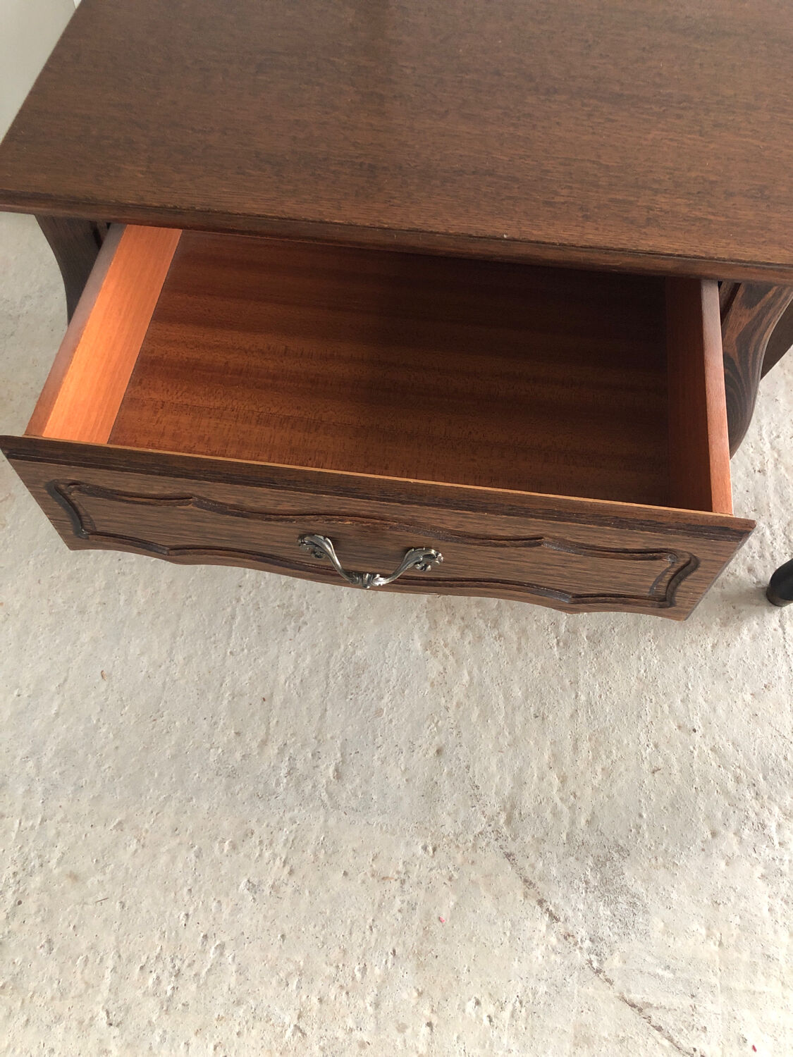 2 Louis XVI style Vintage bedside tables in varnished wood
