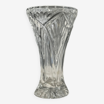 Petit vase en verre évasé classique