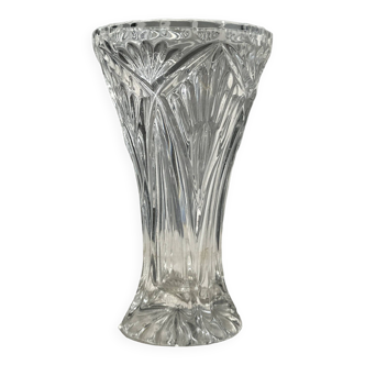 Petit vase en verre évasé classique