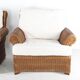 Wicker lounge