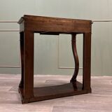Console in flamed mahogany from empire 19th century