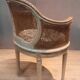 Caned armchair in Louis XVI style
