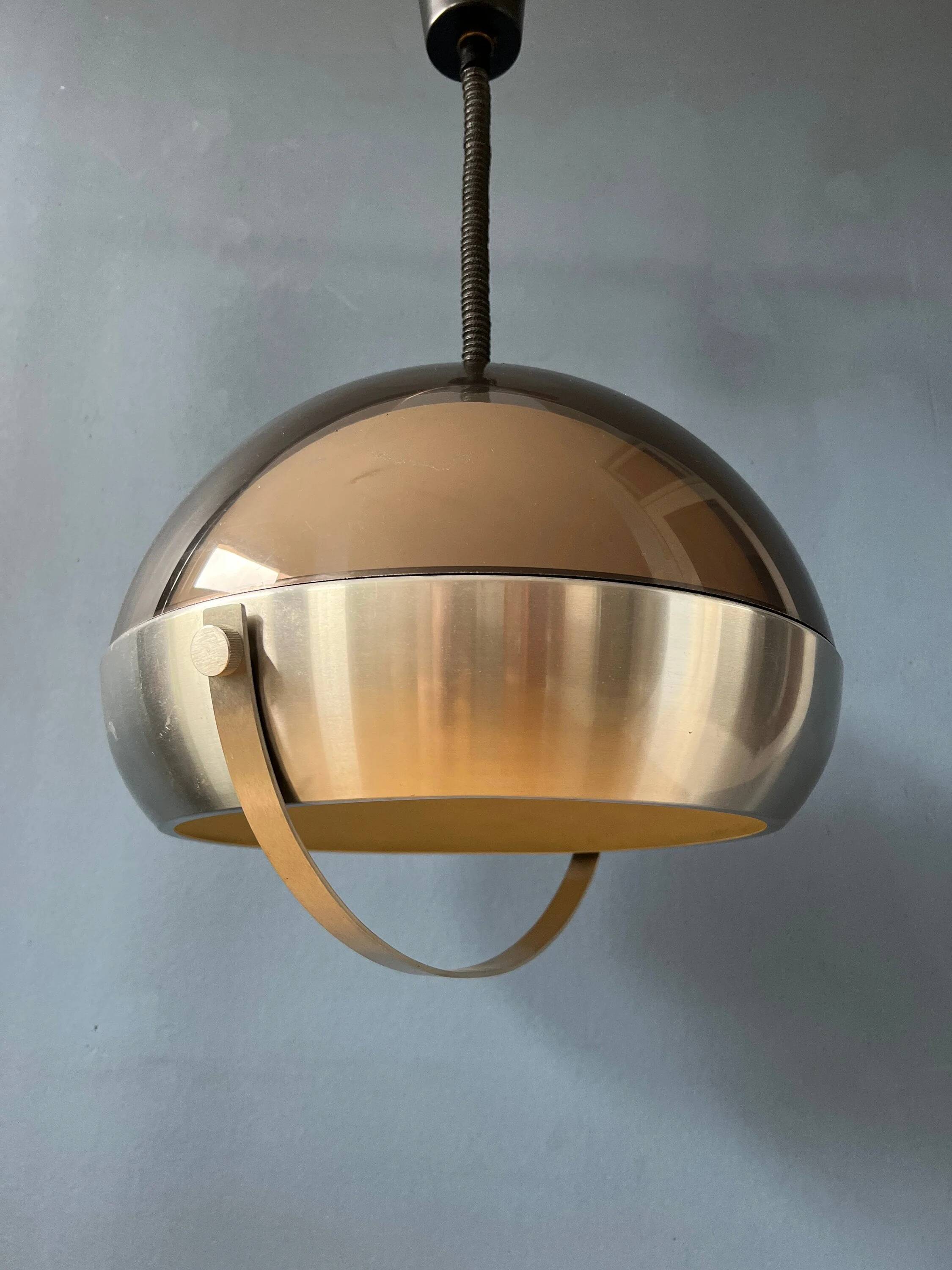 Suspension Space Age Mid-Century Lakro - adjustable height lamp from the 70s