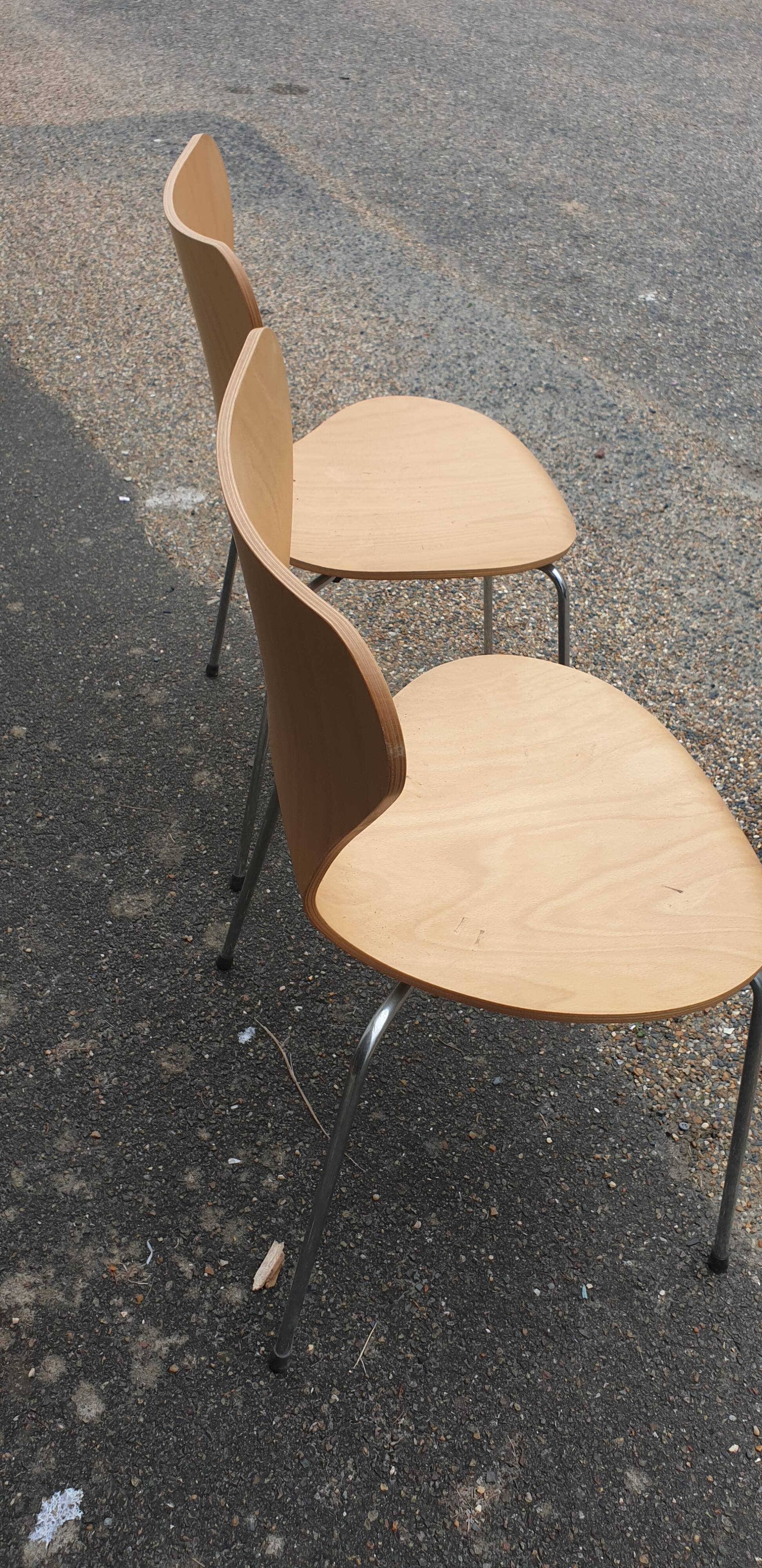 Pair of designer chairs