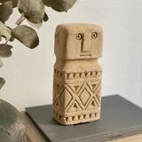 minimalist stone faces