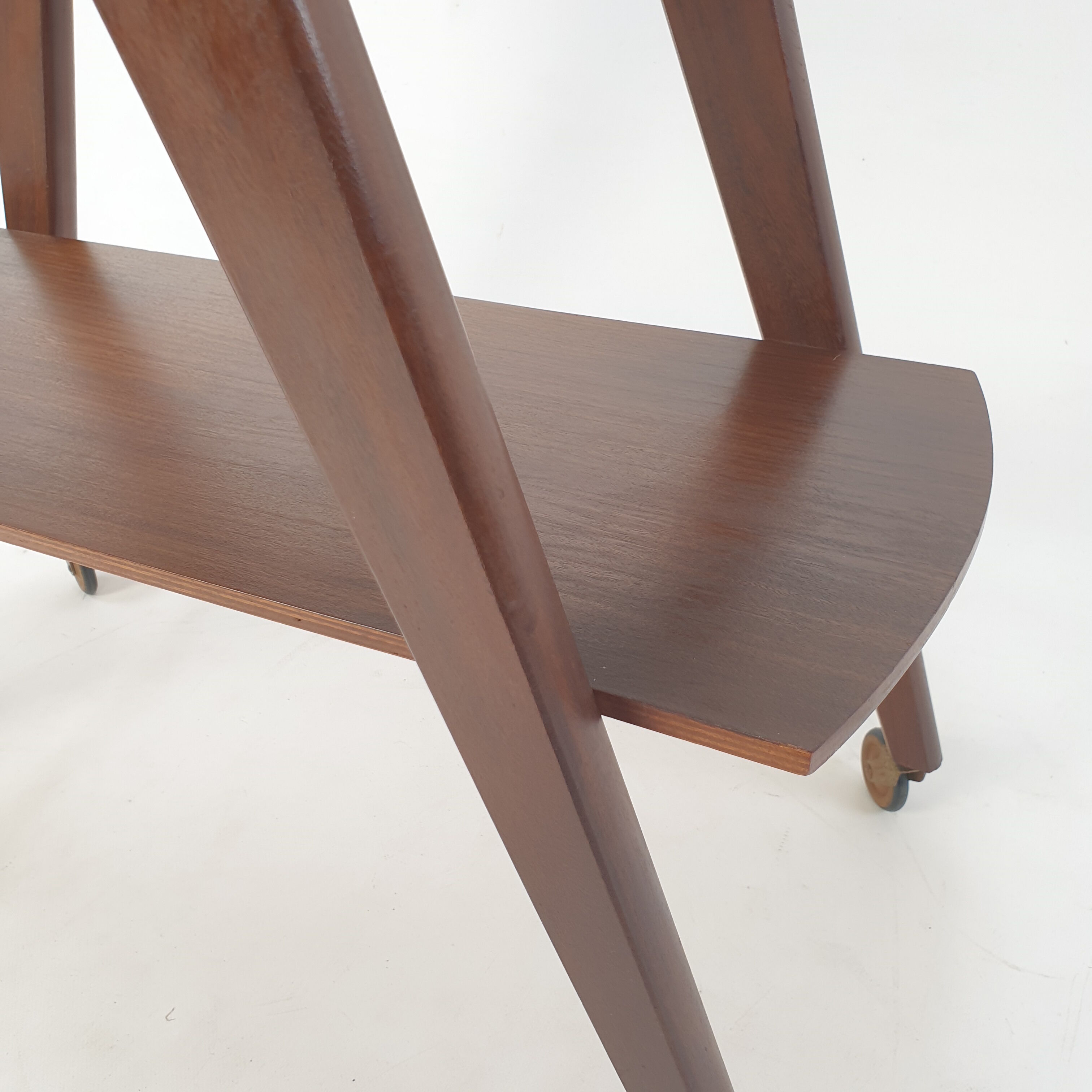 Mid-century danish teak trolley, 1960s