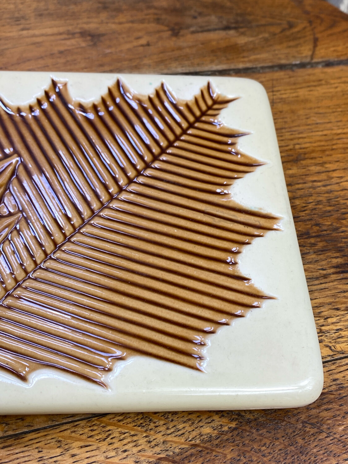 Verceram ceramic tray and butter dish