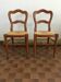 Set of 2 Baumann straw chairs