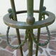 Art deco wrought iron floor lamp with arrows
