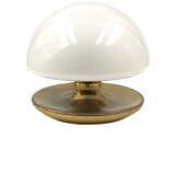 Mushroom mod. VP gold table lamp, Vittorio Balli e Romeo Ballardini, Sirrah, 1970s
