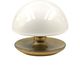Mushroom mod. VP gold table lamp, Vittorio Balli e Romeo Ballardini, Sirrah, 1970s