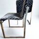 Set of 6 vintage chrome chairs from the 70s – Milo Baughman style