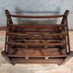 English mahogany magazine rack, late 19th century