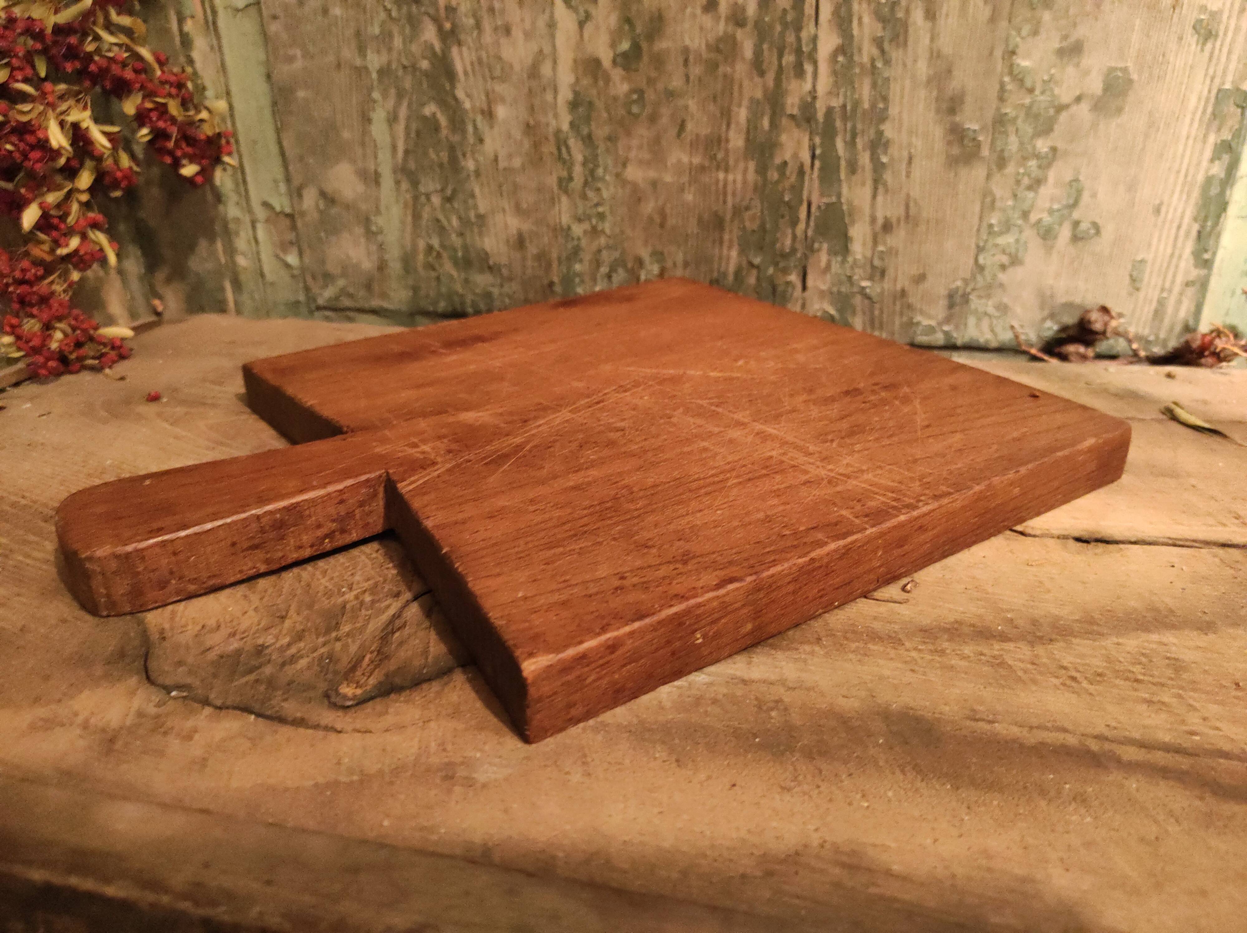 Vintage French wooden chopping board