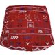 Set of 8 Moroccan Berber poufs in wool – Vintage red kilim