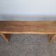 Old bench vintage ep 1960s solid wood