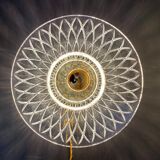 Vintage lampshade in chiseled glass