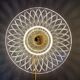Vintage lampshade in chiseled glass