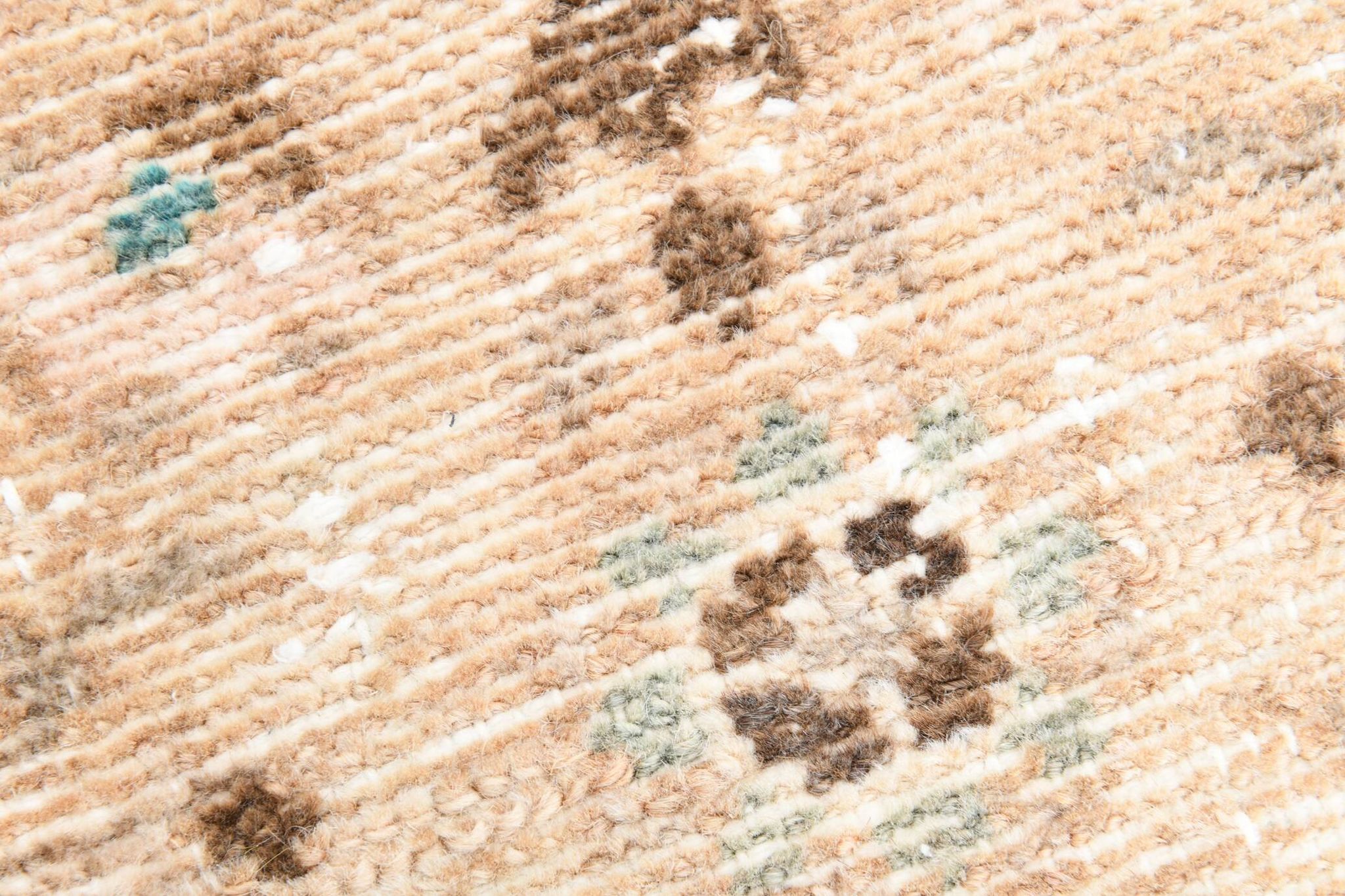 3x10 Nuances De Beige Tapis Terrestre Persan, 81x295Cm