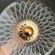 Vintage lampshade in chiseled glass