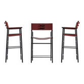 Lot de 3 tabourets de bar