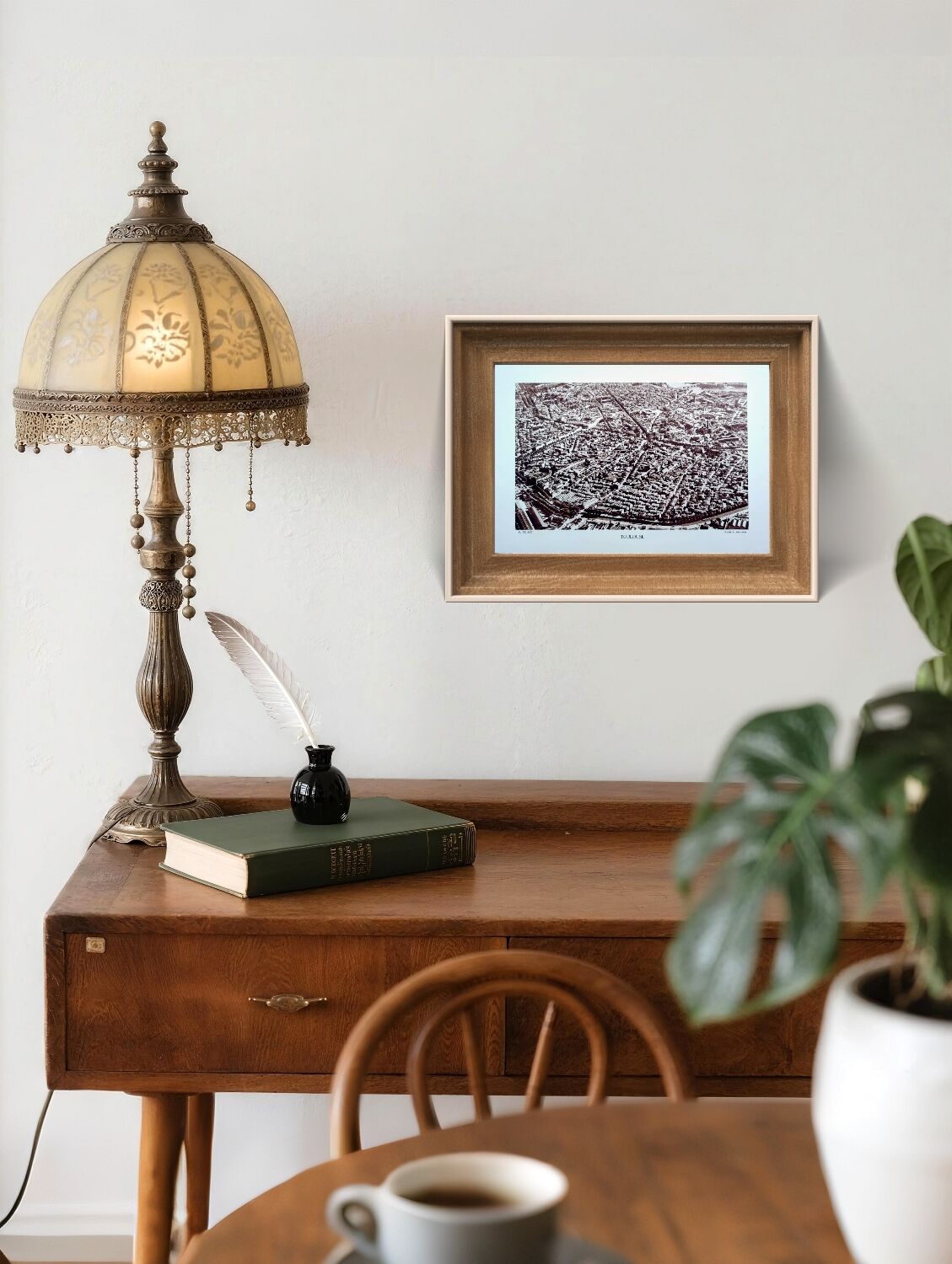 Toulouse, Haute-Garonne, photo print plate from 1942.