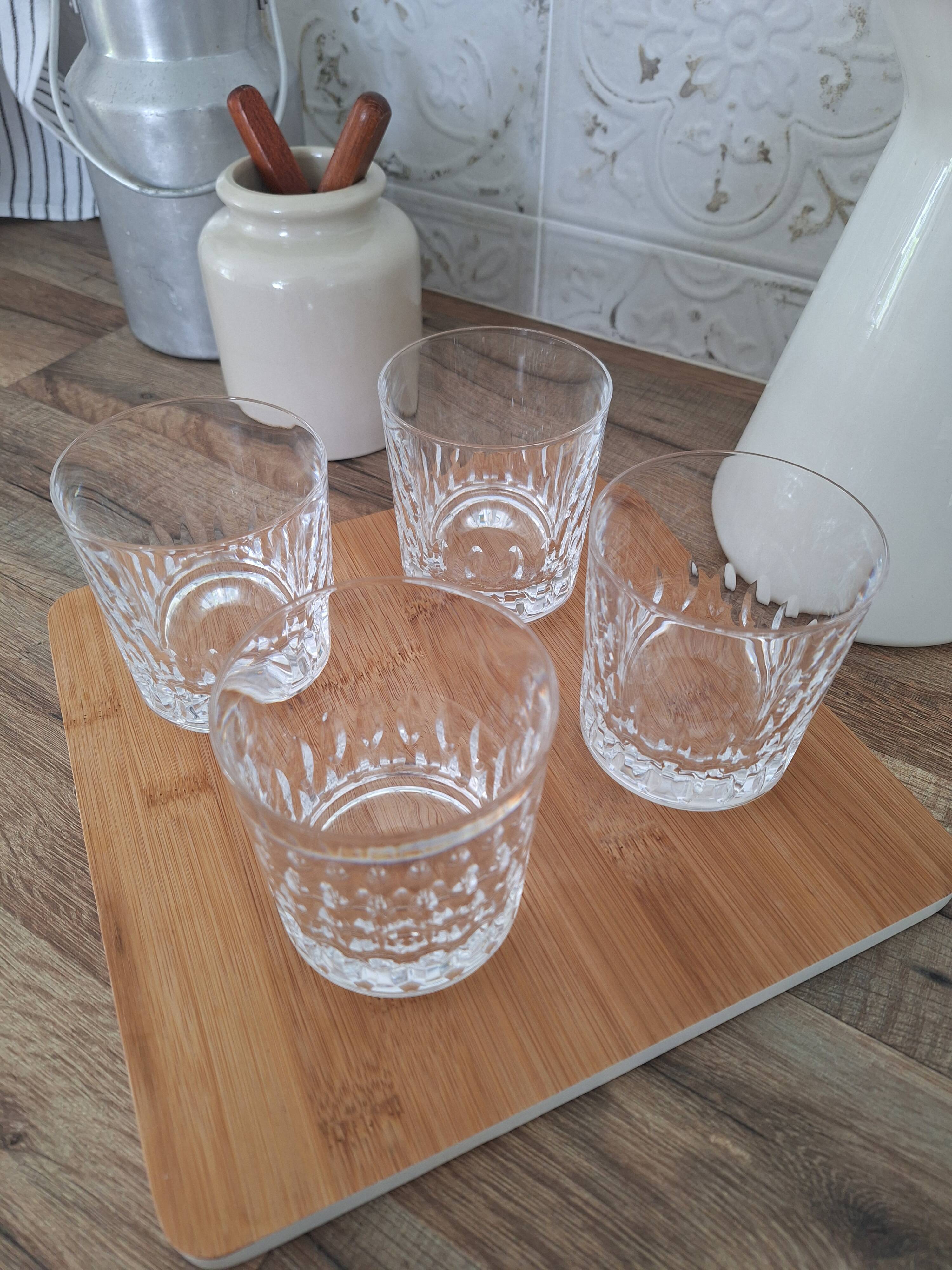Verres à eau ou à whisky en cristal