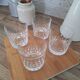 Verres à eau ou à whisky en cristal