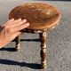 Wooden Tripod Farmhouse Stool