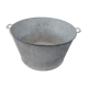 Bassine ronde en zinc