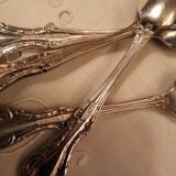 Set of 4 dessert spoons marked Mappin & Webb