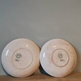Set of 2 Villeroy & Boch mettlach 1562 bowl plates