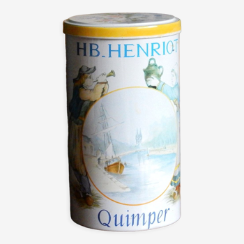 Metal biscuit box HB Quimper