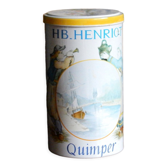 Metal biscuit box HB Quimper