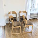 4 Baumann "Sleigh" chairs