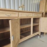 Beau buffet 3 portes chêne massif